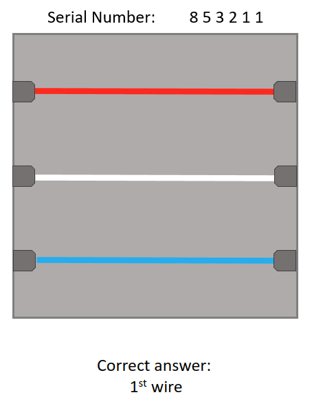 Second wire identification task example